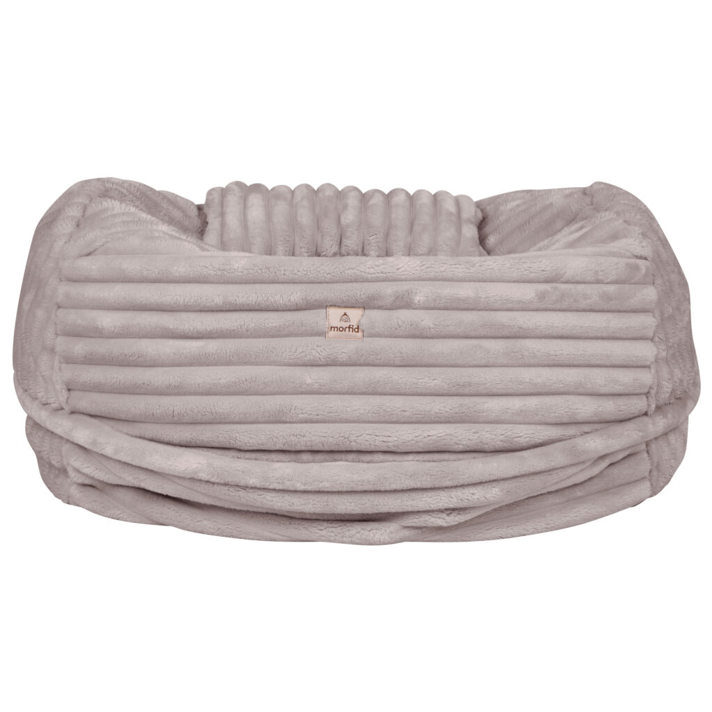 MORFID Nest™ S ✦ Otulające gniazdo premium Ø ok. 55 cm – tapicerka Soft Cloud